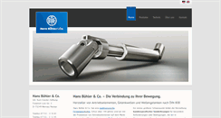 Desktop Screenshot of hansbuehler.com